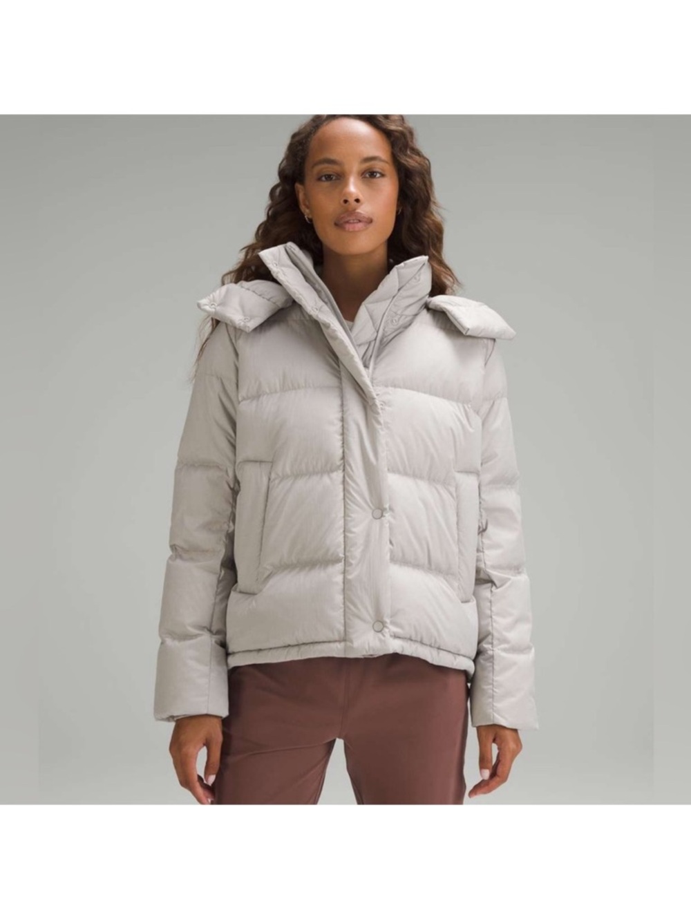 lululemon silver wunderpuff jacket